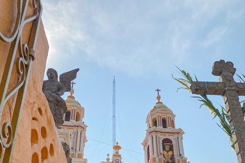 Depuis Mexico : Aventure d'une journée : Puebla, Cholula et Tonantzintla !Circuit : Aventure d'un jour : Puebla, Cholula et Tonantzintla, histoire et saveur