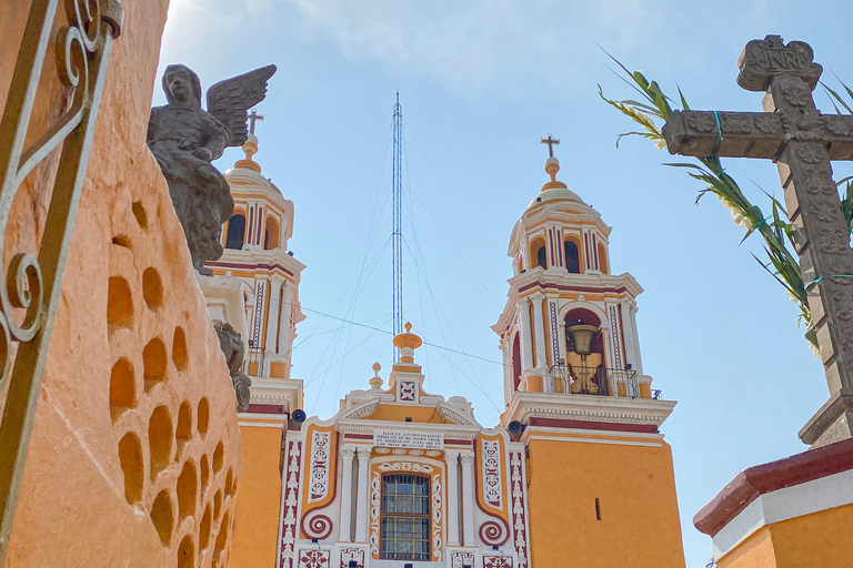 Depuis Mexico : Aventure d'une journée : Puebla, Cholula et Tonantzintla !Circuit : Aventure d'un jour : Puebla, Cholula et Tonantzintla, histoire et saveur