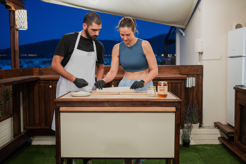 Cooking Class & Dinner at a Roof Garden in Athens