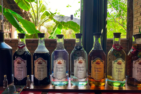Paraty: destylarnia Engenho D'Ouro z degustacją i wodospadami