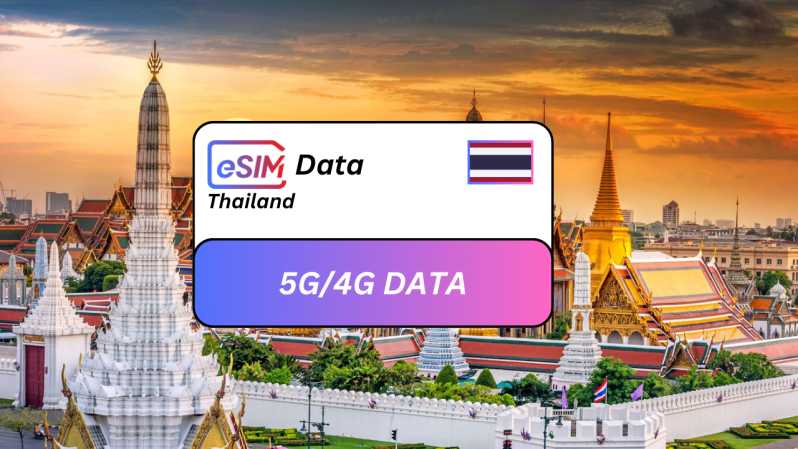 Bangkok: Thailand eSIM Roaming Data Plan
