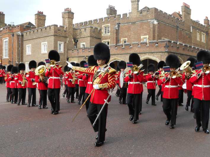 London: Omvisning til fots av vaktbytte på Buckingham Palace