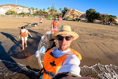 Transparante kajakervaring in het zuiden van Tenerife