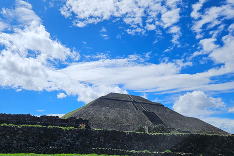 Visite de Teotihuacan avec prise en charge au Parque Mexico