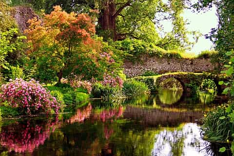 Full-Day Ninfa Garden & Sermoneta Tour