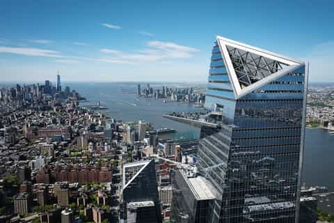 Edge Observation Deck admission ticket with glass-floor view over New York City