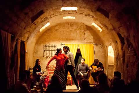 córdoba flamenco show at the arabian baths