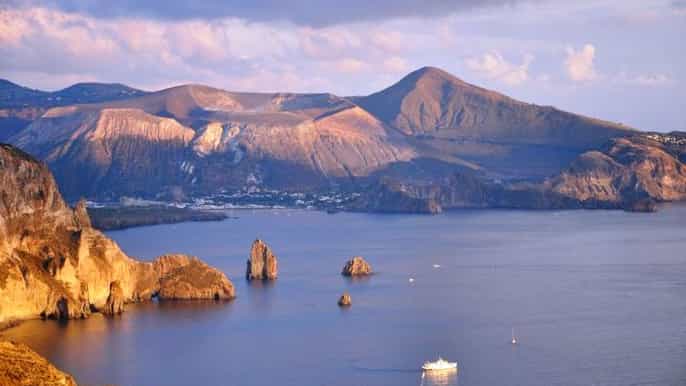 depuis milazzo visite de lipari et vulcano