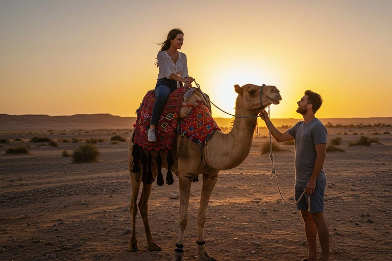 Marrakech: Agafay Desert Quad, Camel Ride & Dinner Fire Show