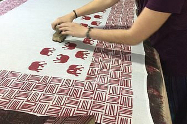 Jaipur Shopping Tour with Blue Pottery &Block Print Workshop Private Tour: Car + Guide