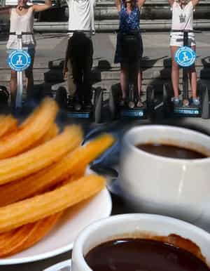 madrid 1hour segway tour with chocolate and churros