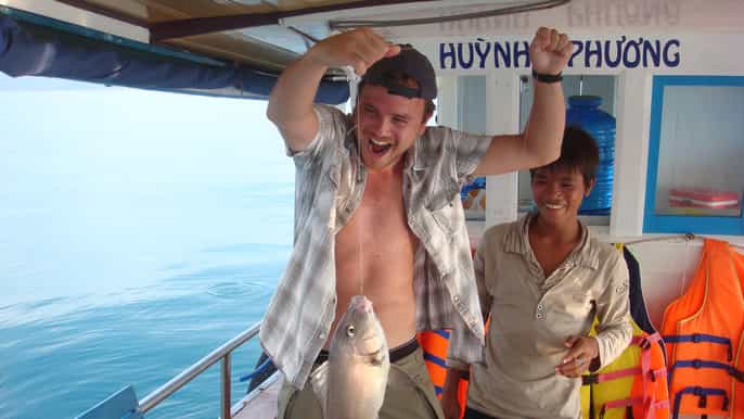 snorkeling fishing in the south