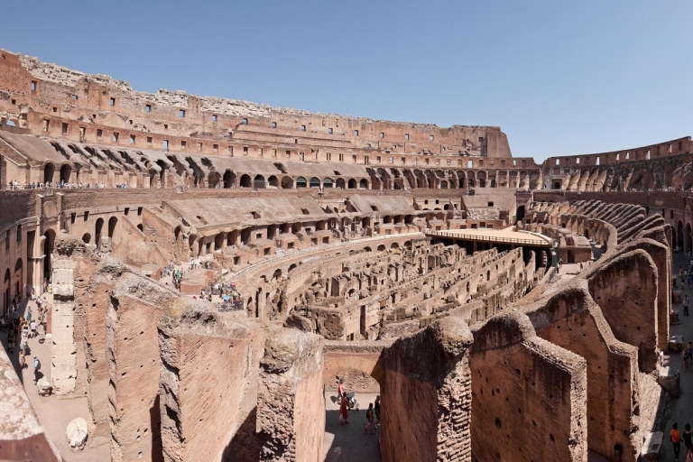 Rome: Colosseum & Roman Forum Tour met kleine groepen met pick-upTour in het Frans