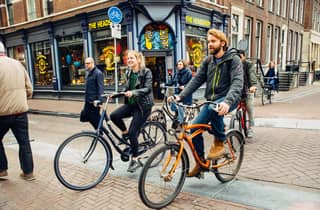 Private Amsterdam Bike Tour mit einem Einheimischen
