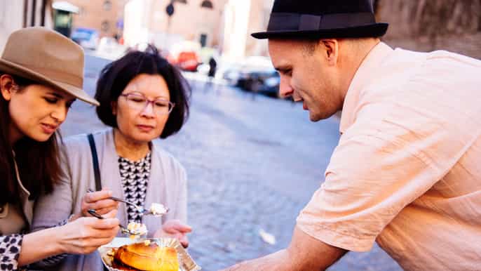 rome private food tour with 10 tastings