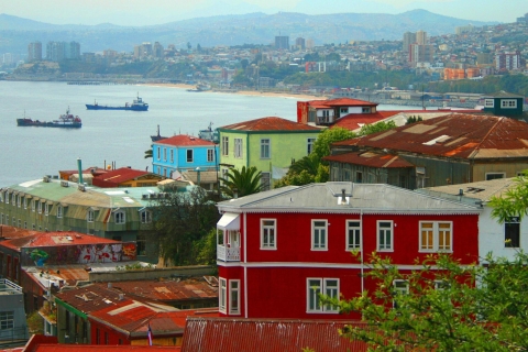 Valparaiso: 4-stündiger Stadtrundgang, Van und Standseilbahn