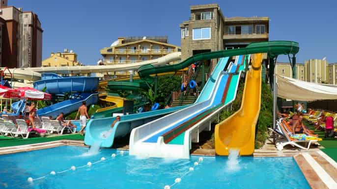 marmaris bilhete de entrada e transfers do atlantis waterpark