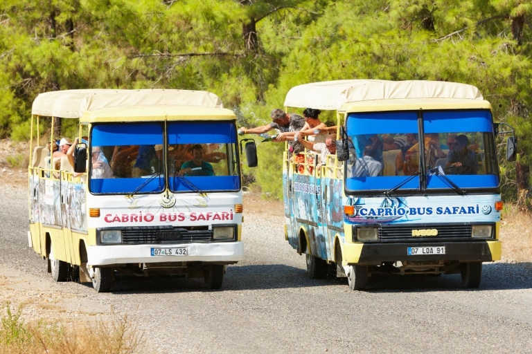 Vanuit Side: Green Lake catamaran en cabrio-bus-safari