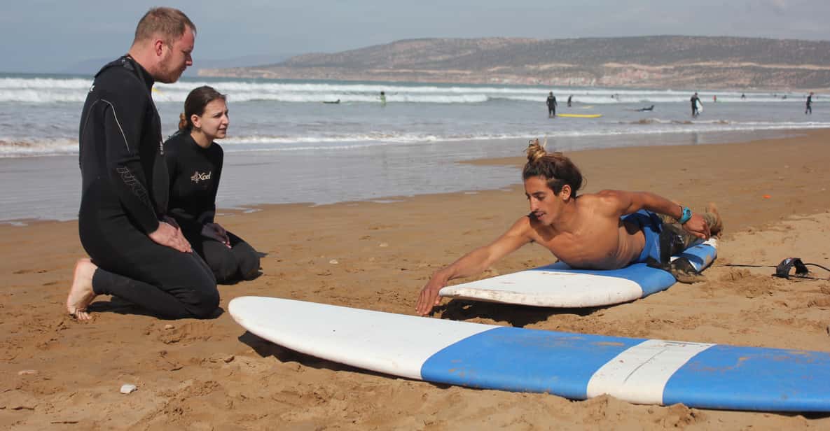 From Agadir: Surf Lesson Day Trip