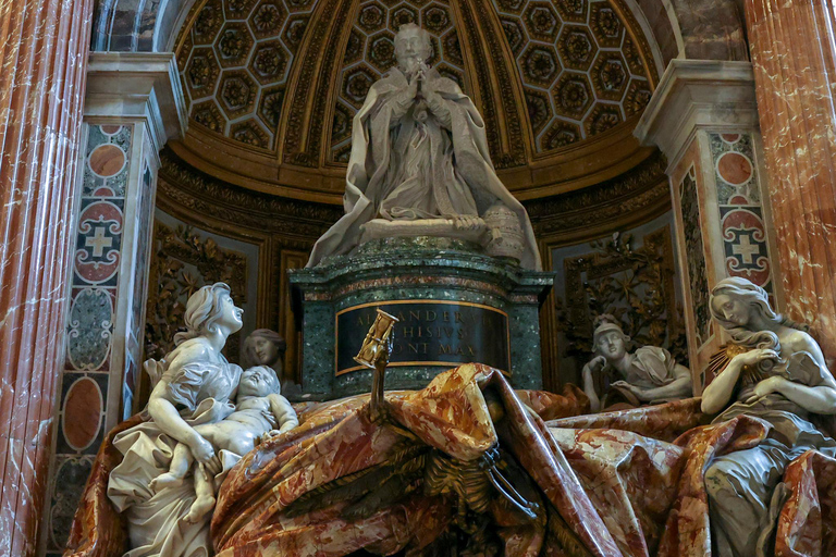 Rome: St. Peter’s Basilica & Underground Tombs Tour Group Tour in French