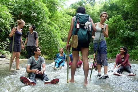 Srimangal Abenteuertour Trekking Ham Ham Wasserfall
