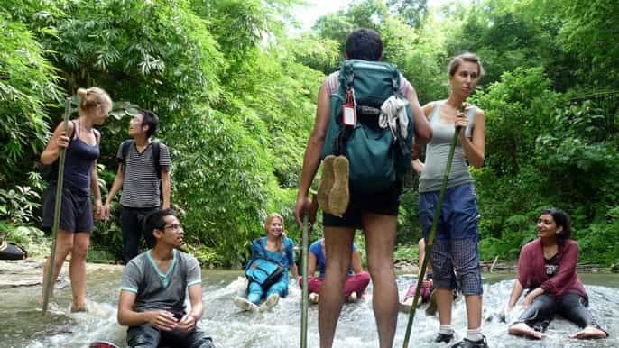 srimangal adventure tour trekking to ham ham waterfall