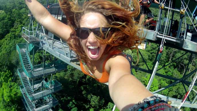 cairns rainforest bungy jump with transfers