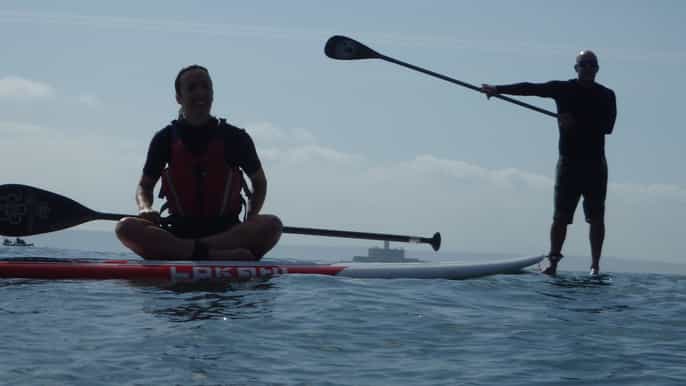 oeiras coast stand up paddleboarding near lisbon