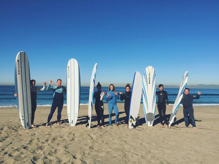 Los Angeles: Private Surfstunde