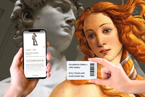 Uffizi & Accademia Priority Tickets with Audio App
