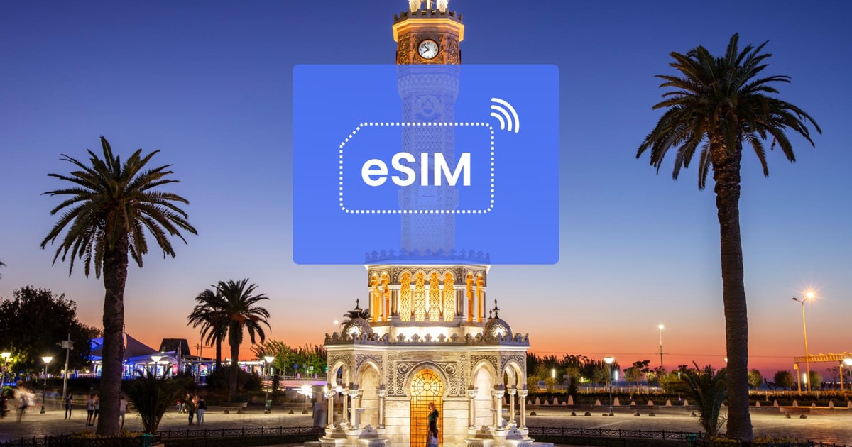 Izmir Turquia Turkiye Europa Esim Roaming Plano De Dados M Veis