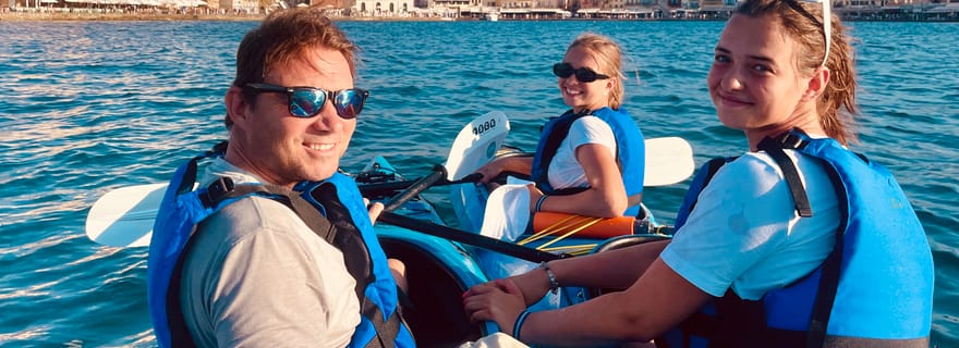 La Canée : Excursion matinale en kayak le long de la côte