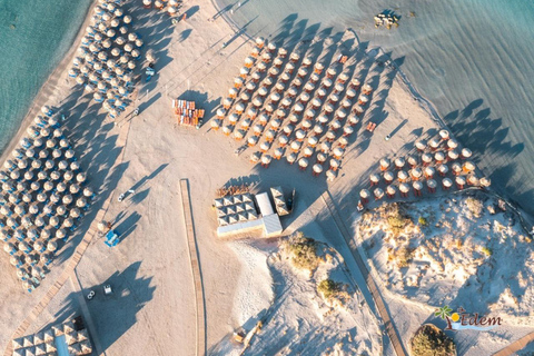 Chania: Elafonissi Pink Beach Visit with Stop in Elos Private Pick up & Drop Off : Elafonissi