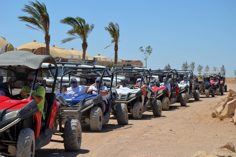 Hurghada: Safari in quad e buggy con cena e spettacoloServizio di prelievo in hotel a Hurghada