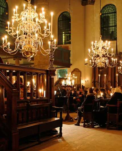 Amsterdam: concert bij kaarslicht in de Portugese Synagoge