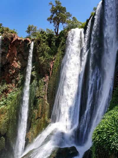 Depuis Marrakech : cascades d'Ouzoud, montagnes de l'Atlas et déjeuner - cascade