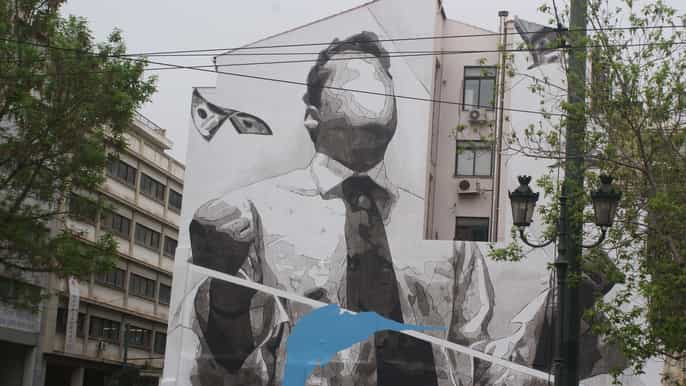 excursion en vélo électrique dans la vie grecque et le street art