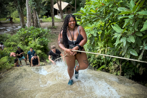 Chiang Mai: Sticky Waterfalls, Cave, and Lunch at Village Join-in With Lunch