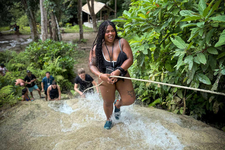 Chiang Mai: Sticky Waterfalls, Cave, and Lunch at Village Join-in With Lunch