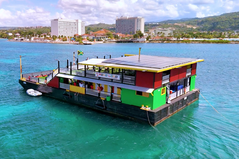 Floating Bar Party Boat with Snorkeling transfers included
