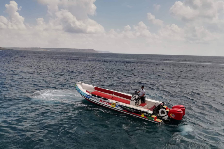 Malta: Blaue Lagune und Comino Höhlen Speedboat Tour