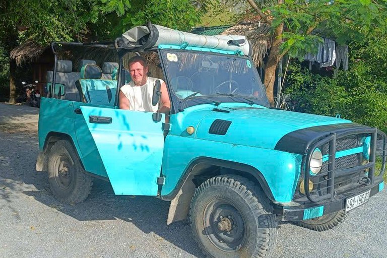 从河内出发：宁平吉普车探险之旅（华闾、长安、木阿）From Hanoi: Ninh Binh Jeep Adventure – Hoa Lu, Trang An, Mua