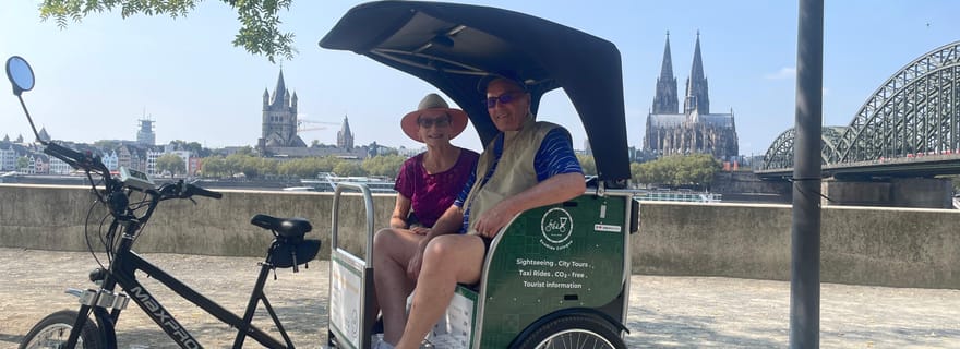 Cologne : visite privée en pousse-pousse