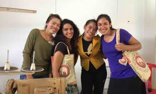 siem reap cement bag tote or laptop sleeve class