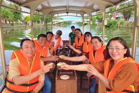 Hue: Perfume River & Hidden Canals Electric Boat Cruise Evening Perfume River Cruise