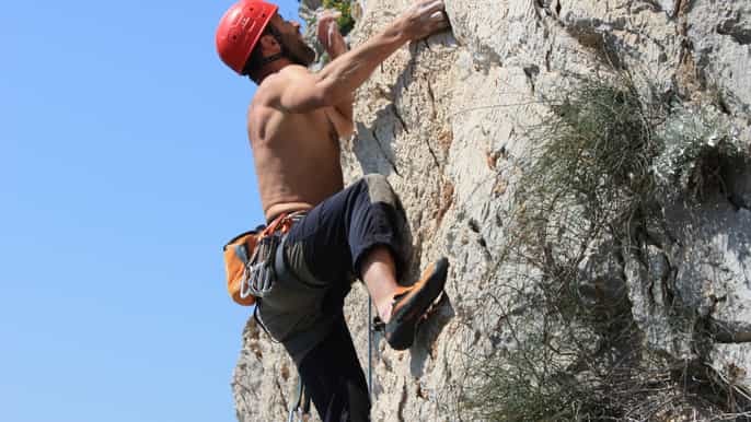 split rock climbing tour