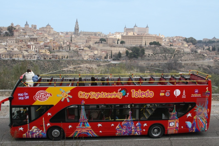 Tolède : bus à arrêts multiples, visite à pied et AlcazarExpérience magique de Tolède