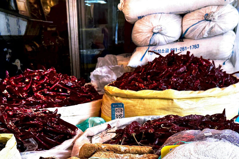 Seul: Tour gastronómico pelo mercado de Mangwon com um chef profissional