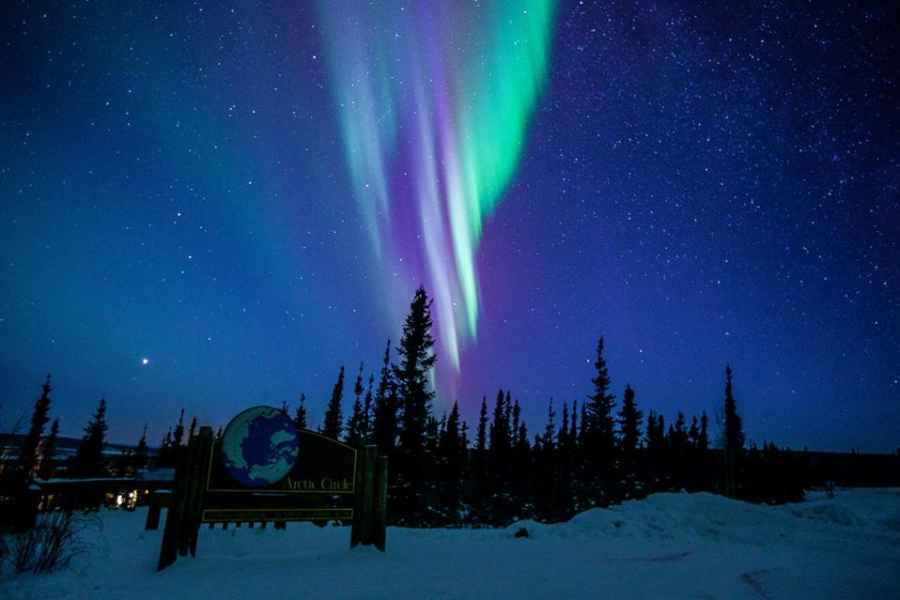 Ab Fairbanks: Tour zu den Nordlichtern und dem Polarkreis. Foto: GetYourGuide