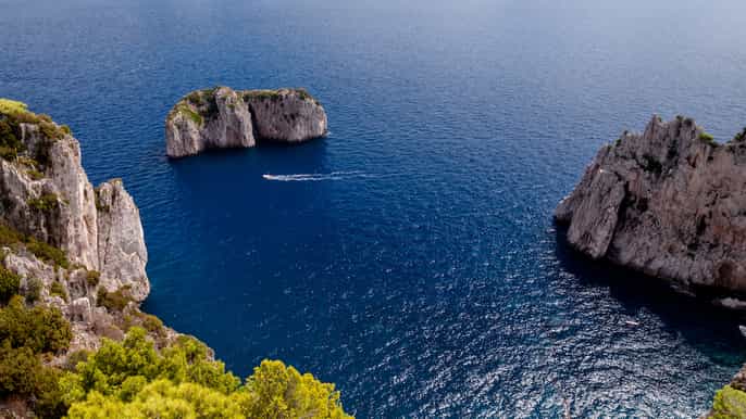 desde sorrento a capri y positano bote privado
